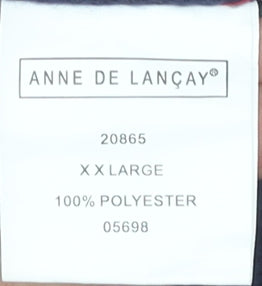 Anne de Lançay Women's Blue 2XL Fleece Waistcoat