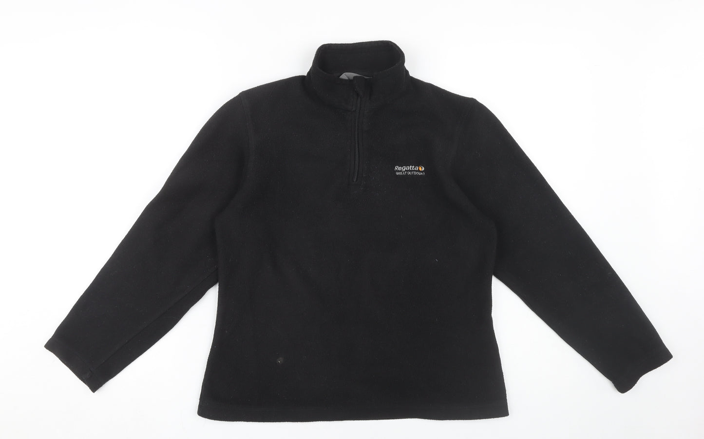 Regatta Women's Black Fleece Pullover Sweatshirt Size 10
