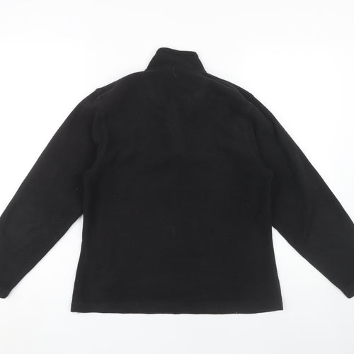 Regatta Women's Black Fleece Pullover Sweatshirt Size 10