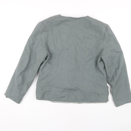 Lorraine Cheal Women’s Grey Wool Blazer Size 14