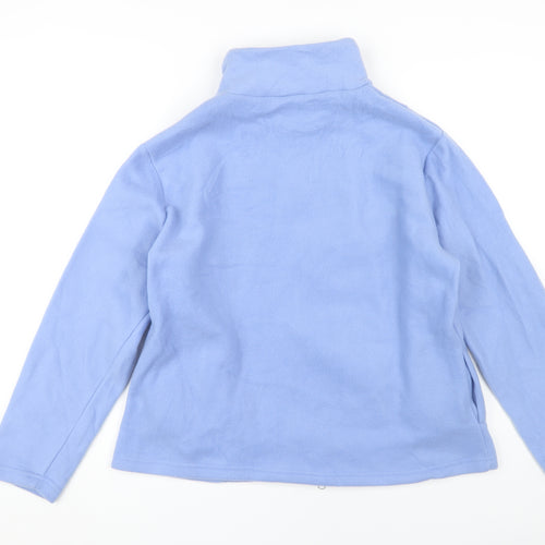 Anne de Lancay Women's Blue Fleece Jacket M