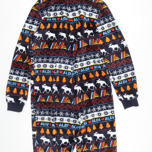 Aldi Unisex Adults Multicoloured Onesie Size S