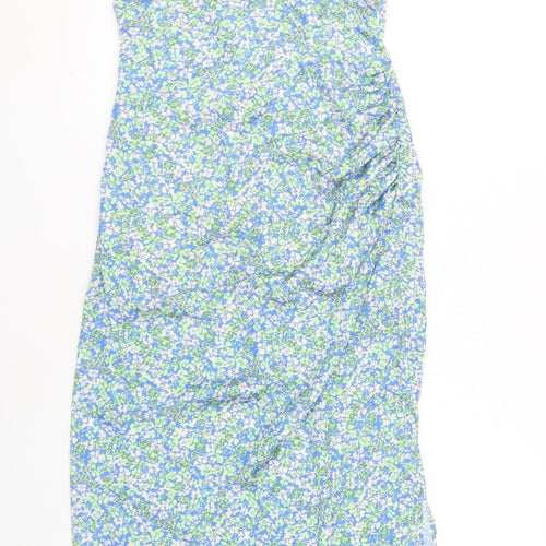 Pull&Bear Women's Multicoloured Floral Slip Dress Size 12