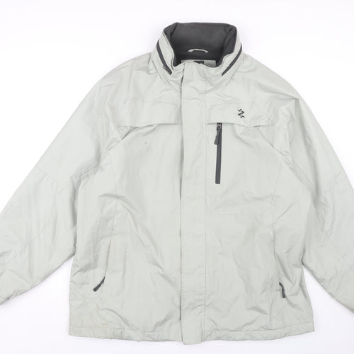 IZOD Men's Grey XL Waterproof Polyester Jacket