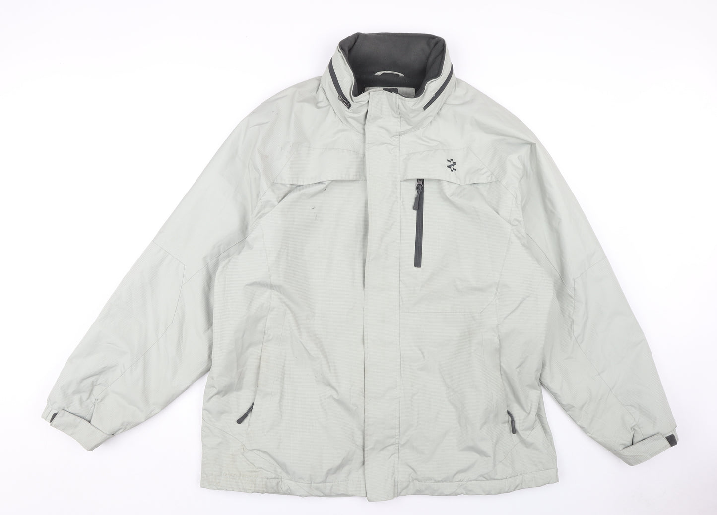 IZOD Men's Grey XL Waterproof Polyester Jacket