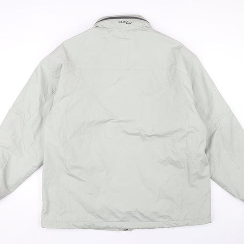 IZOD Men's Grey XL Waterproof Polyester Jacket