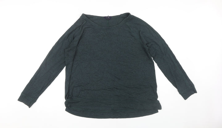 Gap Women's Green Pullover Jumper, M, Boat Neck Jumper