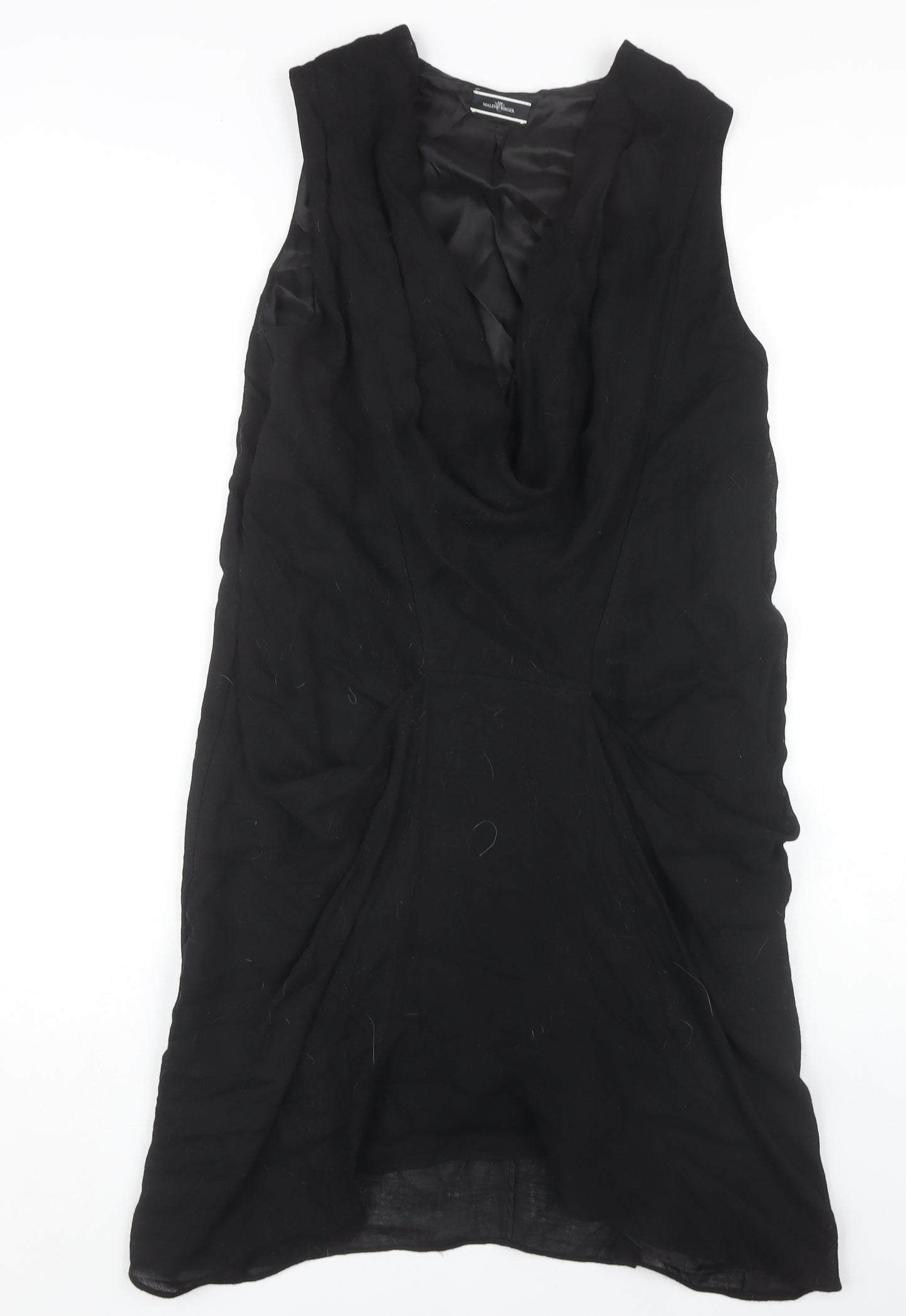 By Malene Birger Women's Black Midi Shift Dress Size 6