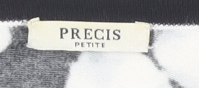 Precis Petite Women's Black Floral Cardigan Medium