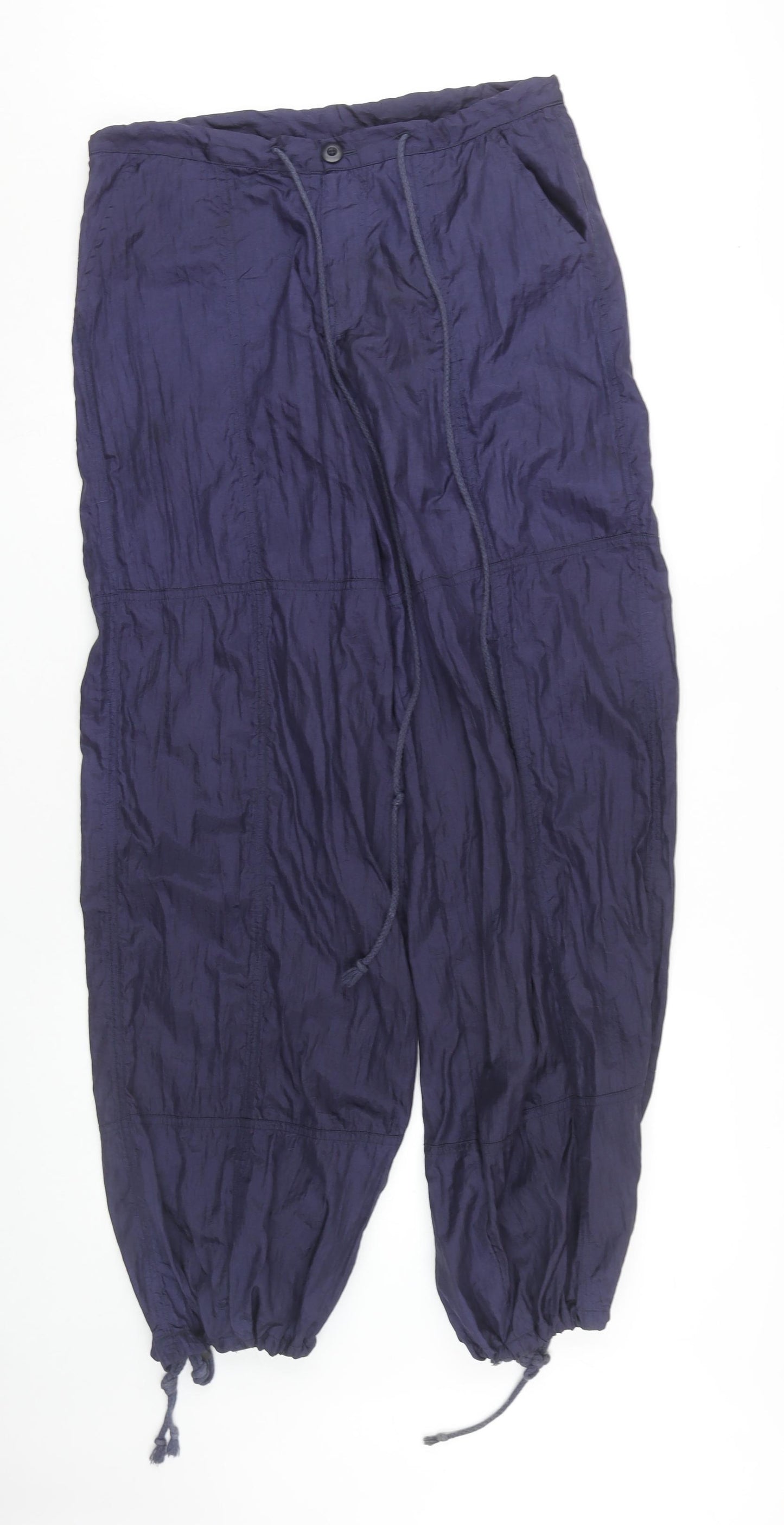 Motel Women's Blue Cargo Trousers, Size S, Casual Wear