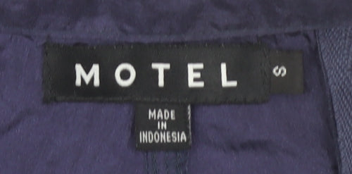 Motel Women's Blue Cargo Trousers, Size S, Casual Wear
