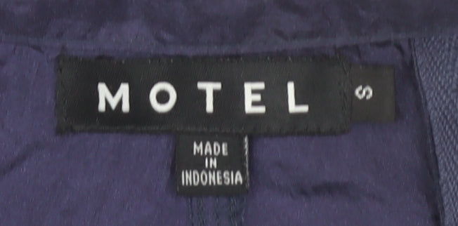 Motel Women's Blue Cargo Trousers, Size S, Casual Wear