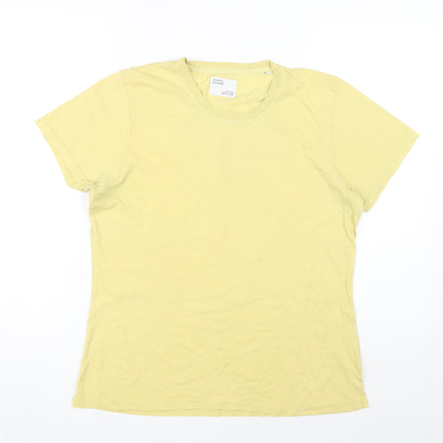 Colorful Standard Men's Yellow Organic Cotton T-Shirt M