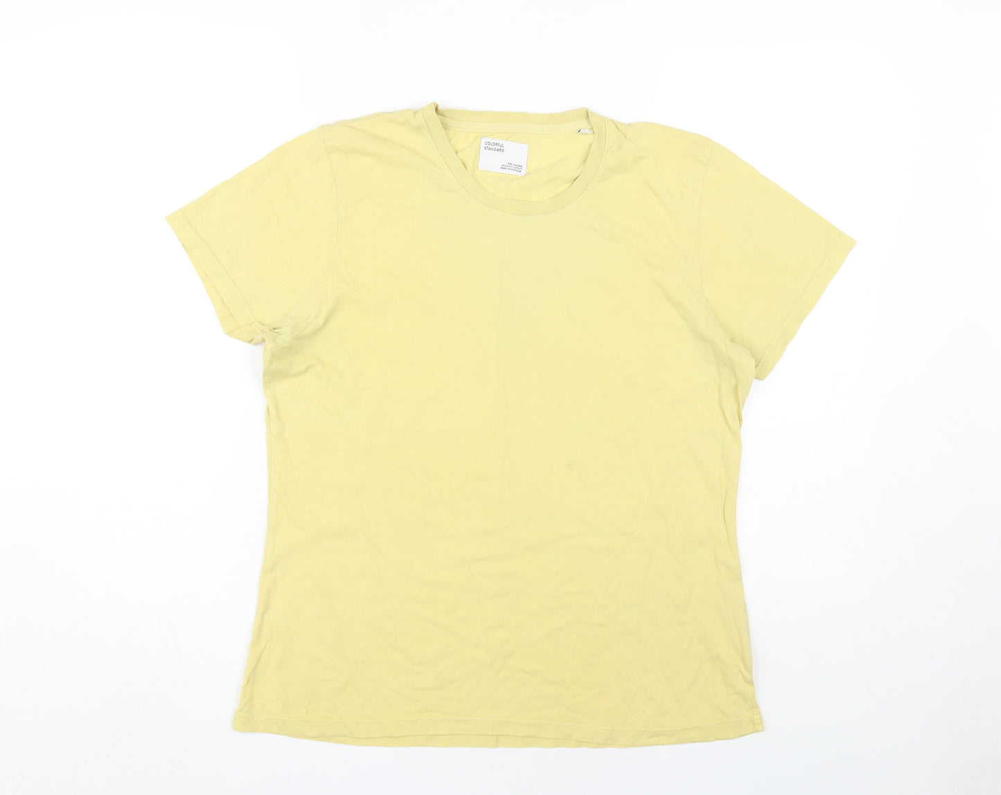 Colorful Standard Men's Yellow Organic Cotton T-Shirt M