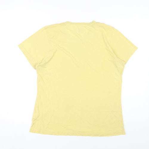 Colorful Standard Men's Yellow Organic Cotton T-Shirt M