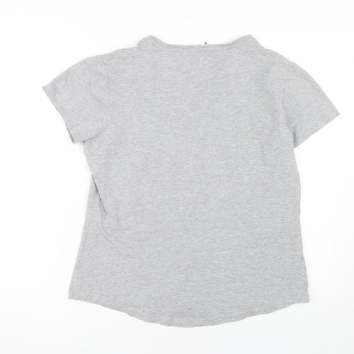 Mountain Warehouse Women's Grey V-Neck T-Shirt UK 16