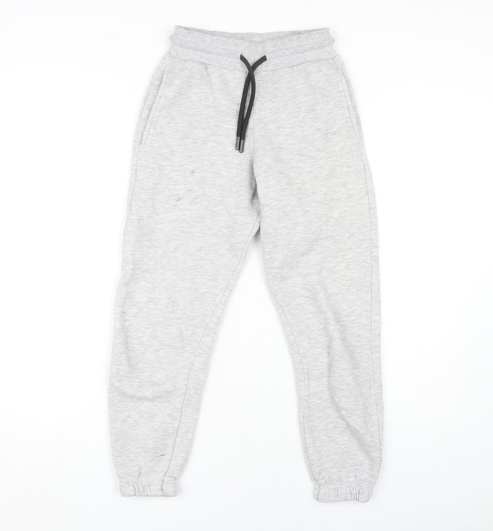 Collusion Women's Grey Joggers, Size 2, Elastic Waist