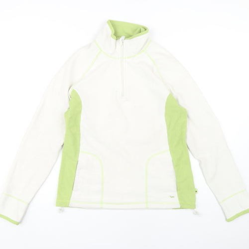 TCM Women's White Fleece Pullover Sweatshirt Medium