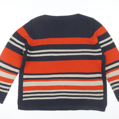 Isle Essentials Women's Multicoloured Striped Jumper L