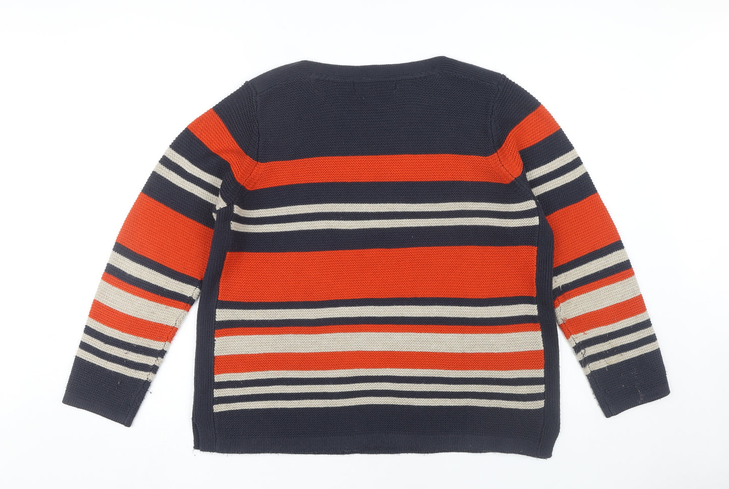 Isle Essentials Women's Multicoloured Striped Jumper L