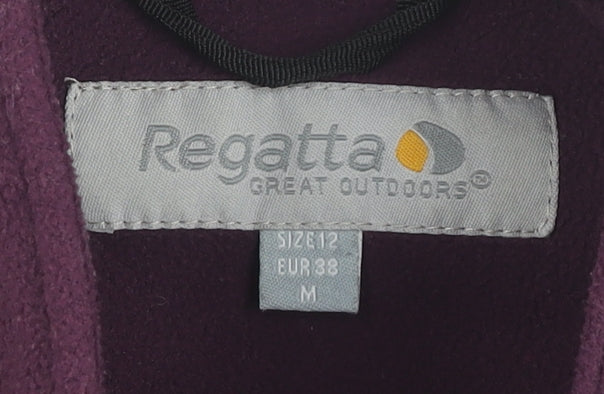 Regatta Women's Purple Fleece Jacket Size 12