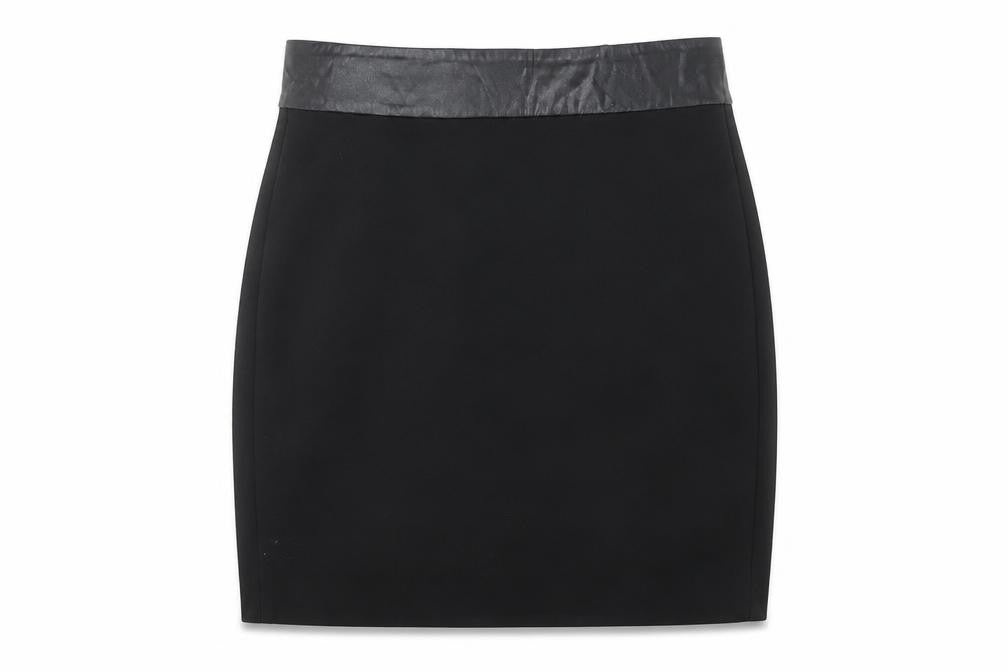 Front view of & Other Stories Women's Black Pencil Skirt, size 6