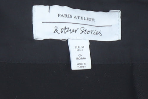 & Other Stories Women's Black Pencil Skirt Size 6