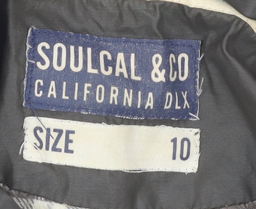 SoulCal & Co Women's Green Quilted Jacket Size 10