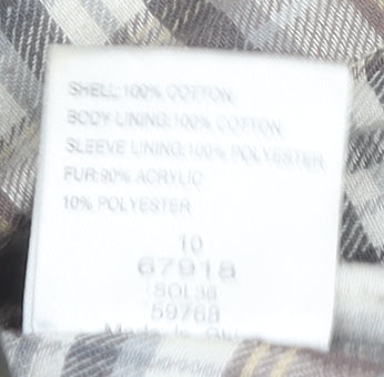SoulCal & Co Women's Green Quilted Jacket Size 10