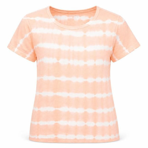 Lands' End Women's Orange T-Shirt, M, Short Sleeve, Casual