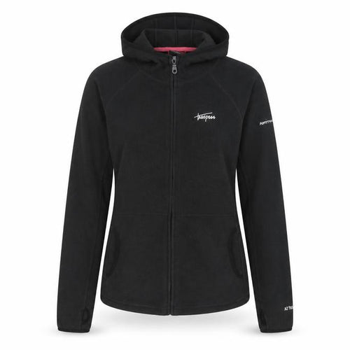 Trespass Women's Black Fleece Jacket XL Casual Hooded