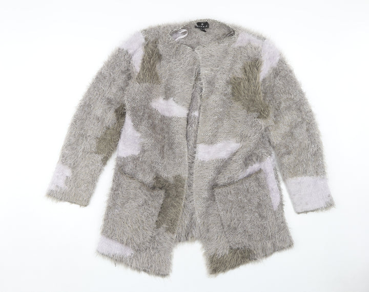 Marble Women's Grey Cardigan Size 14 - Cosy Autumn Essential