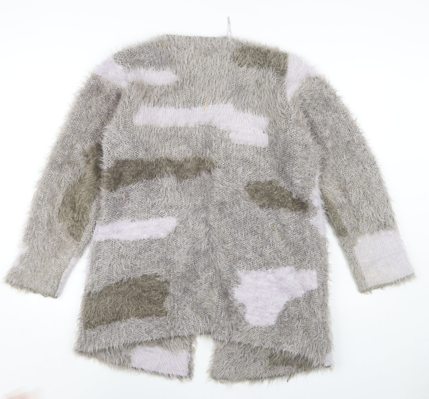 Marble Women's Grey Cardigan Size 14 - Cosy Autumn Essential