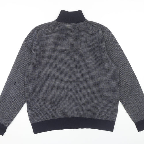 White Stuff Men's Blue Medium Pullover Jumper