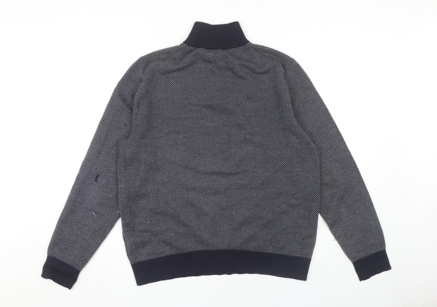 White Stuff Men's Blue Medium Pullover Jumper