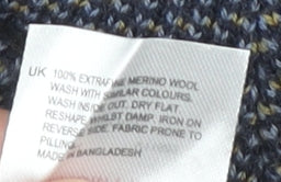 White Stuff Men's Blue Medium Pullover Jumper