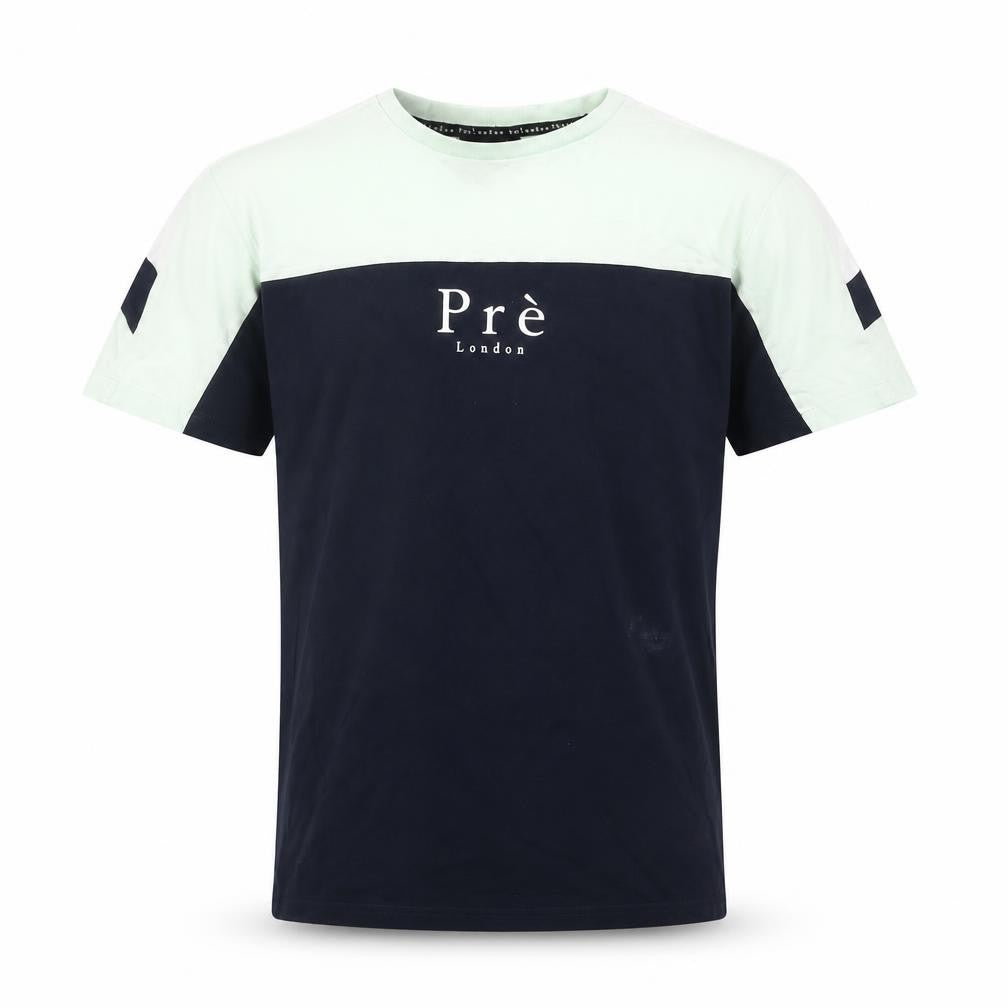 Front view of Prè London Men's T-Shirt Medium Multicoloured Logo
