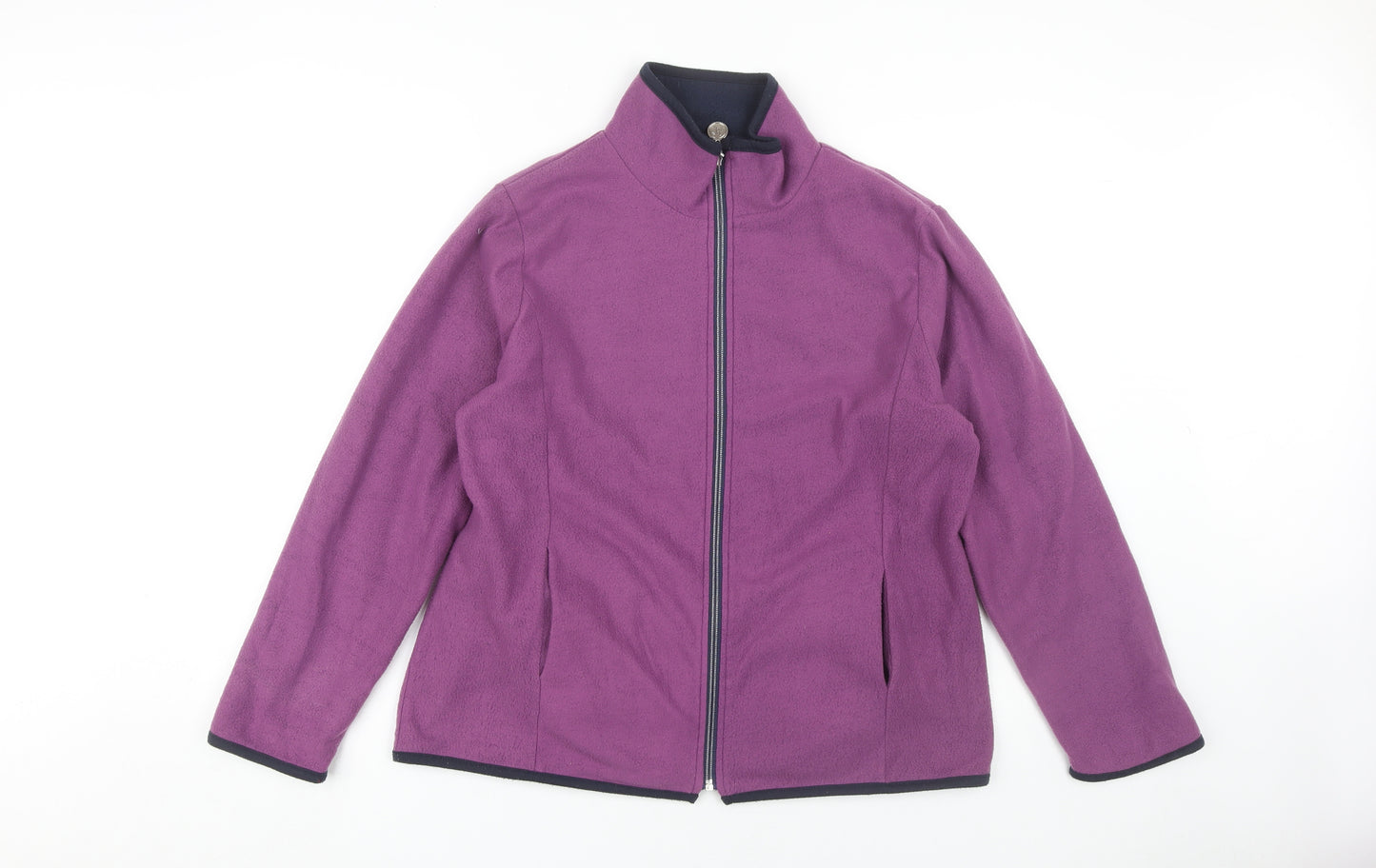 Anne de Lancay Women's Purple Fleece Jacket M