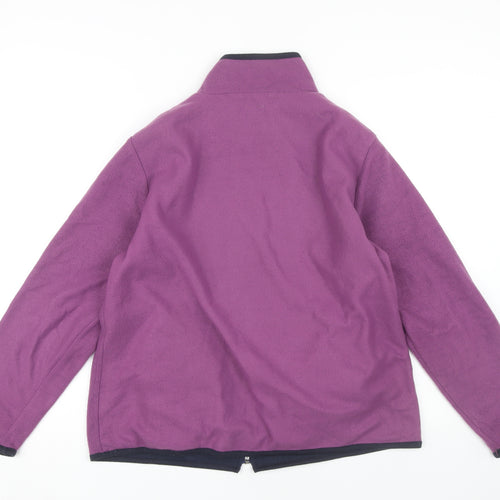 Anne de Lancay Women's Purple Fleece Jacket M