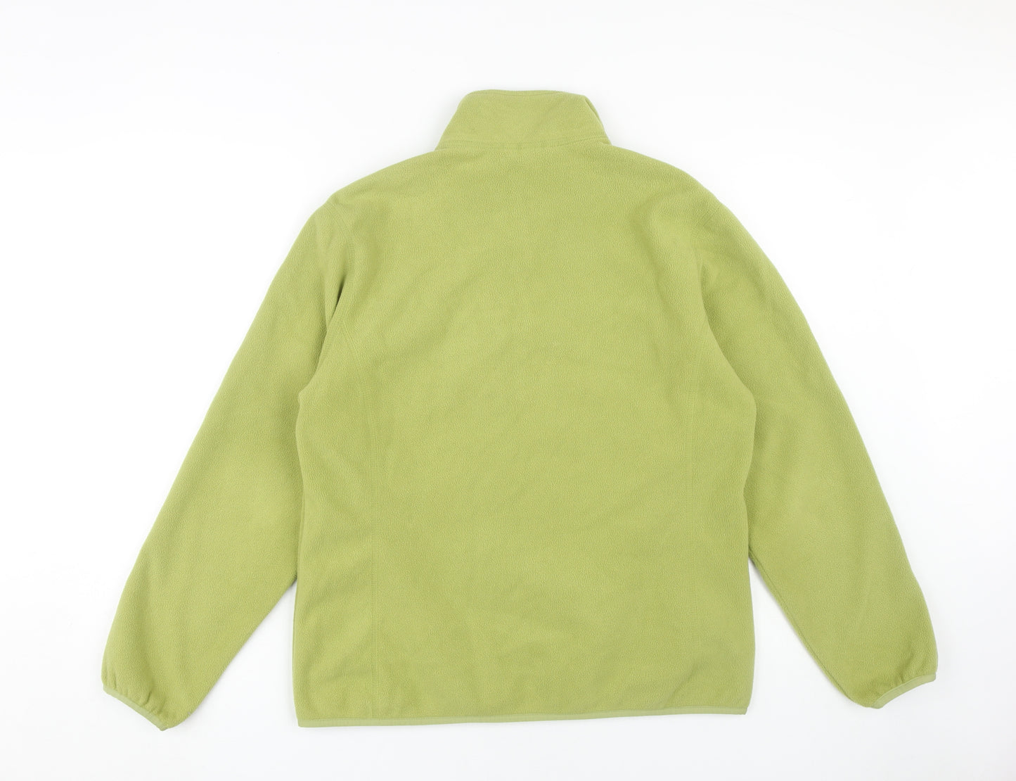 Lands' End Women's Green Fleece Jacket Size 10