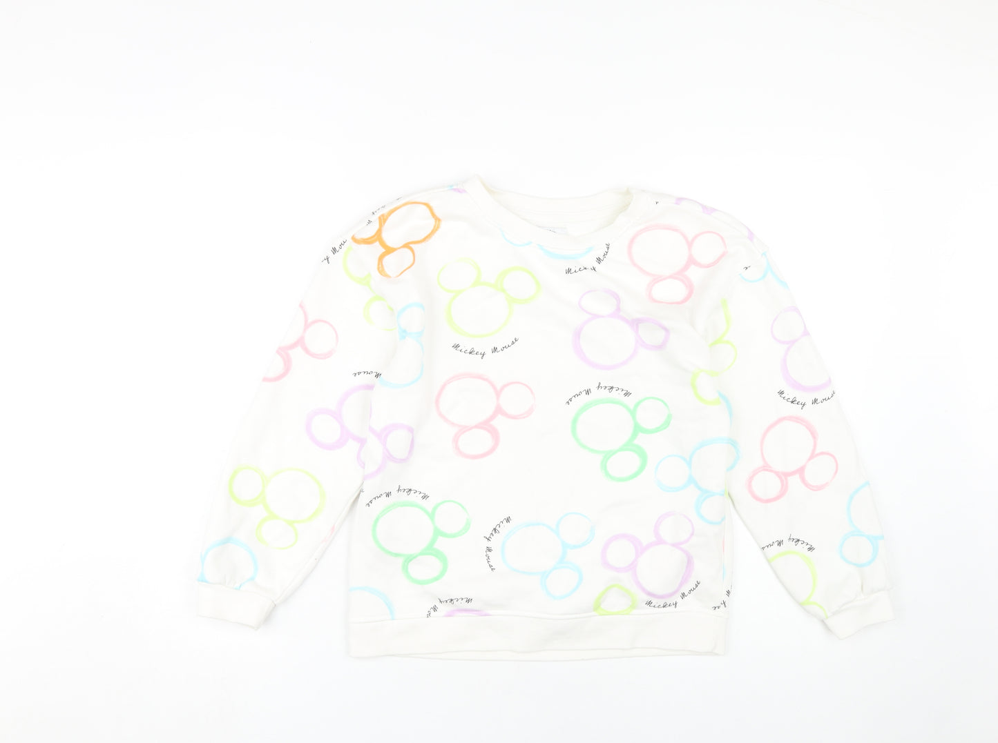 Disney Girls Multicoloured Mickey Mouse Pullover Sweatshirt