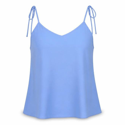 Topshop Women's Blue Camisole V-Neck Tank - Size 12