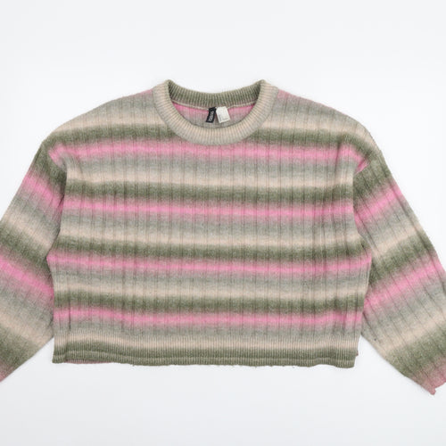 H&M Women's Multicoloured L Pullover Jumper