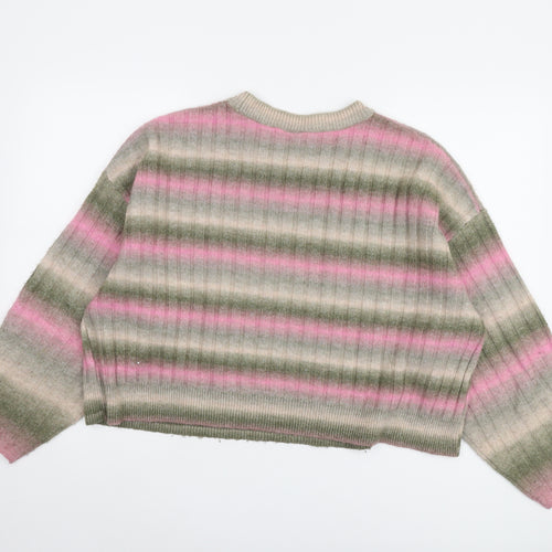 H&M Women's Multicoloured L Pullover Jumper