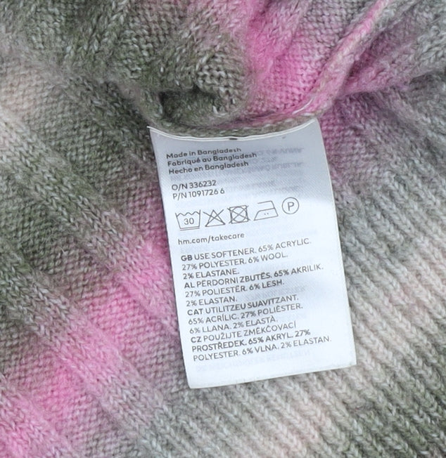 H&M Women's Multicoloured L Pullover Jumper