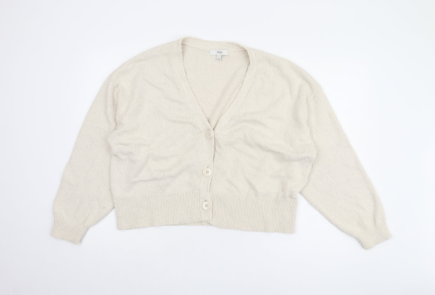 Marks and Spencer Women's Ivory Cardigan L