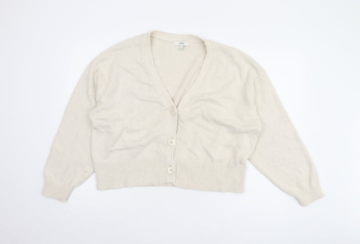 Marks and Spencer Women's Ivory Cardigan L