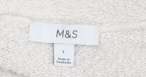 Marks and Spencer Women's Ivory Cardigan L