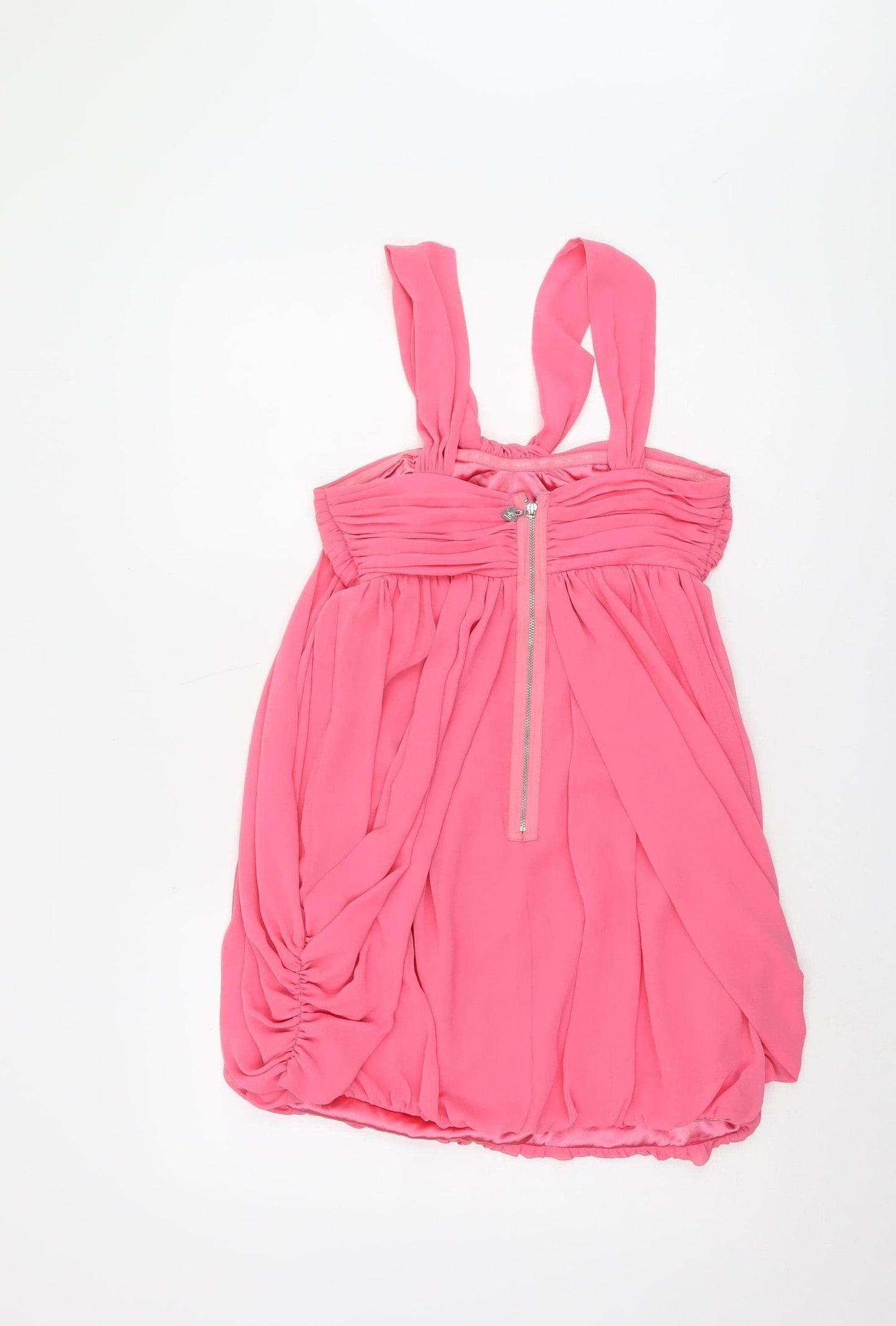 Lipsy Women's Pink Sleeveless Dress, Size 8