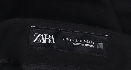 Zara Women's Black Straight Trousers S
